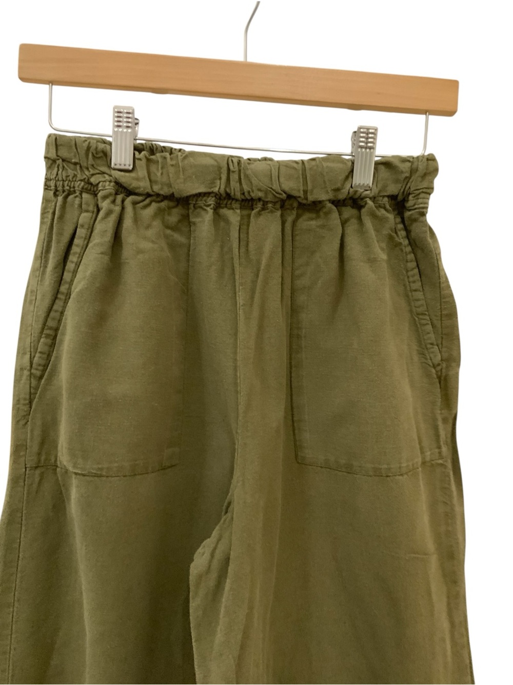 Laude the Label Olive Wide-Leg pants with Elastic Waistband SZ SMALL - Picture 7 of 9